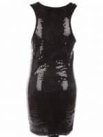 Siesta Skull Sequined Black Dress (by Iron Fist)
