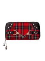 Womens Punk Tribute Tartan Purse